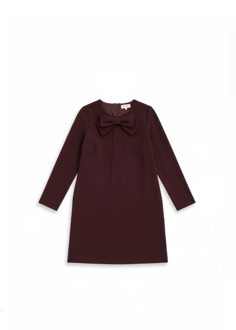 Robe noeud violette