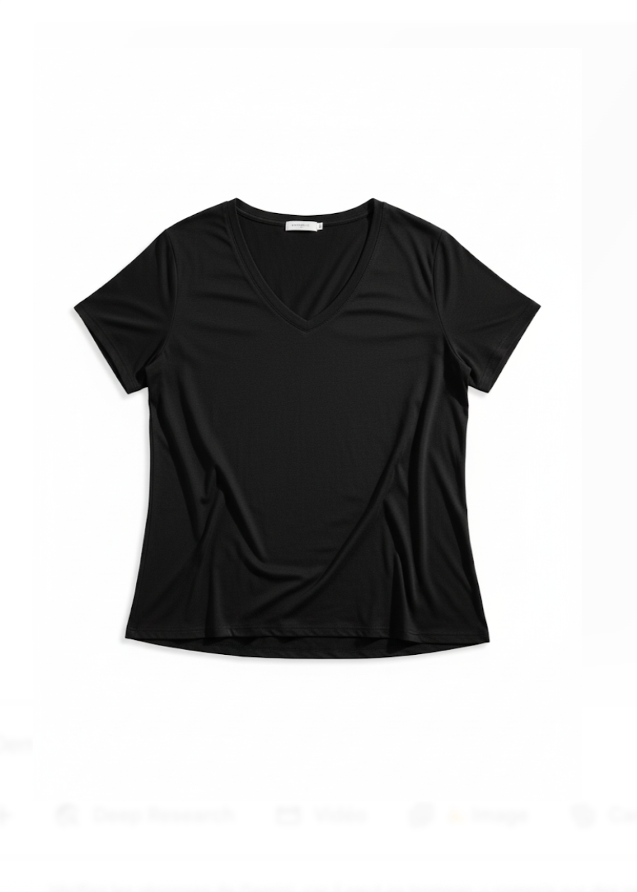 Tee-shirts col V