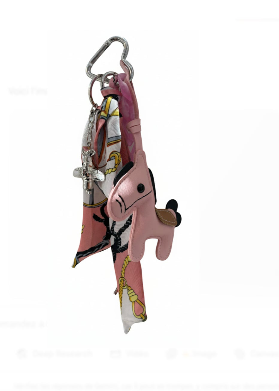 Grigris cheval rose
