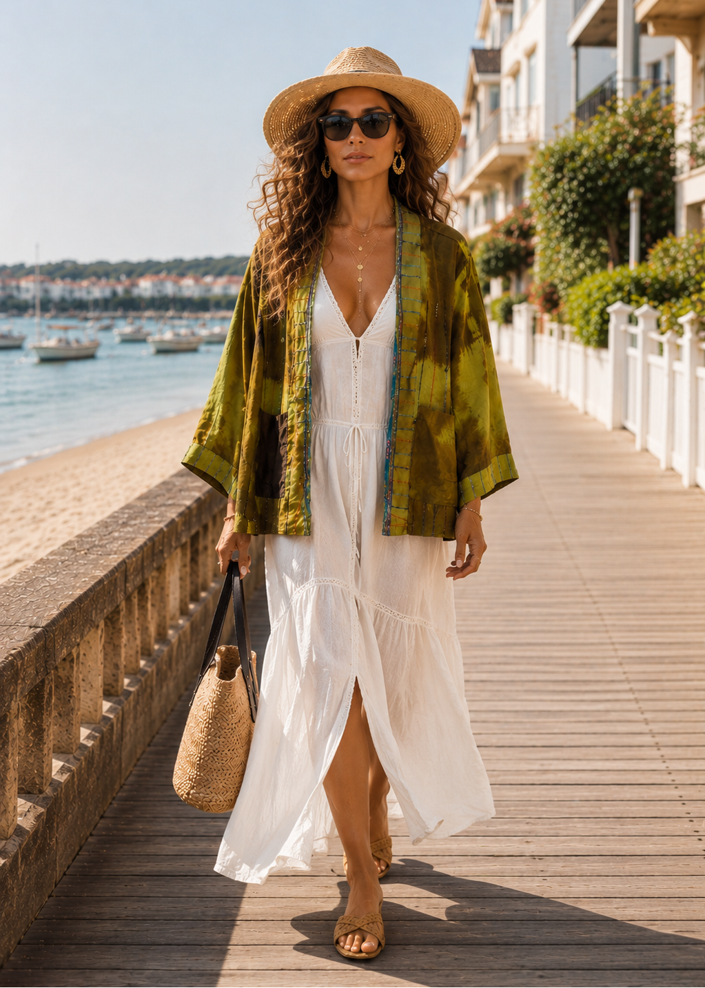 Kimono réversible 100% soie