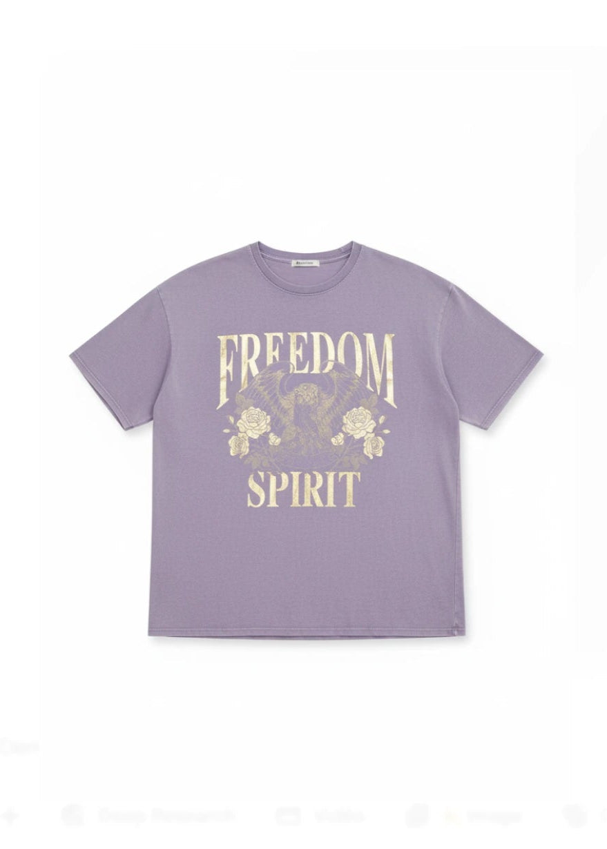 Tee-shirt violet